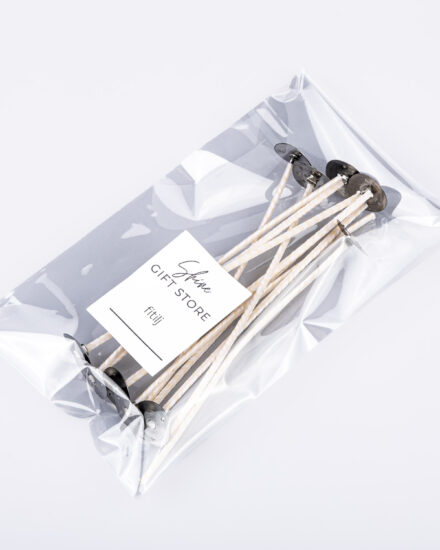 Pamučni fitilji za sveće u posudama