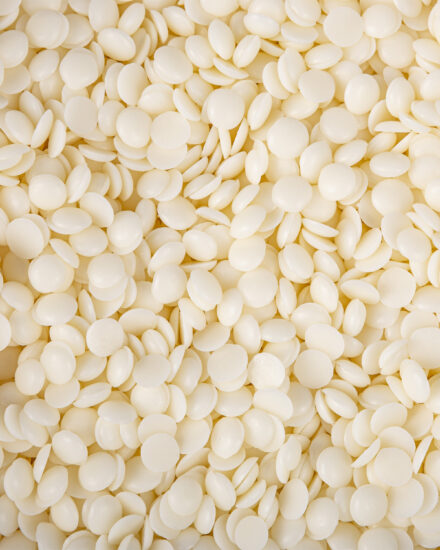 Sojin vosak u granulama za sveće u kalupima